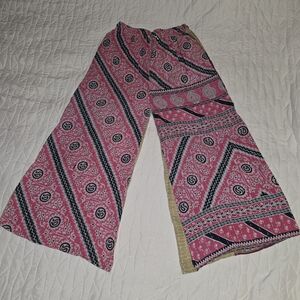 Kantha Wide-Leg Pants